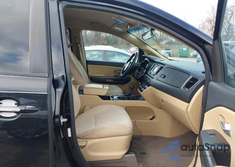 2016 Kia Sedona Lx из США, поврежденный, VIN KNDMB5C1XG6083070